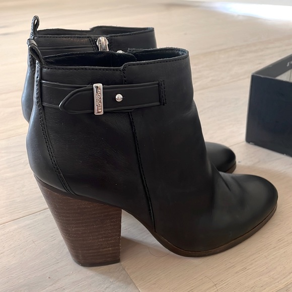 Coach booties in black size 8.5 - Picture 1 of 5